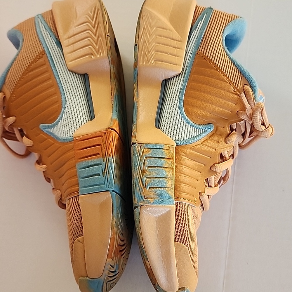 Nike Women's Zoom Challenge Pickleball Shoes, Copper Moon/Glacier Blue Size 6 - Picture 8 of 13